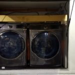 set of Samsung front load washer & dryer