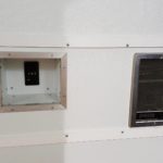 2 USB plugs for charging phones or other electronic devices in shower room & Heater
