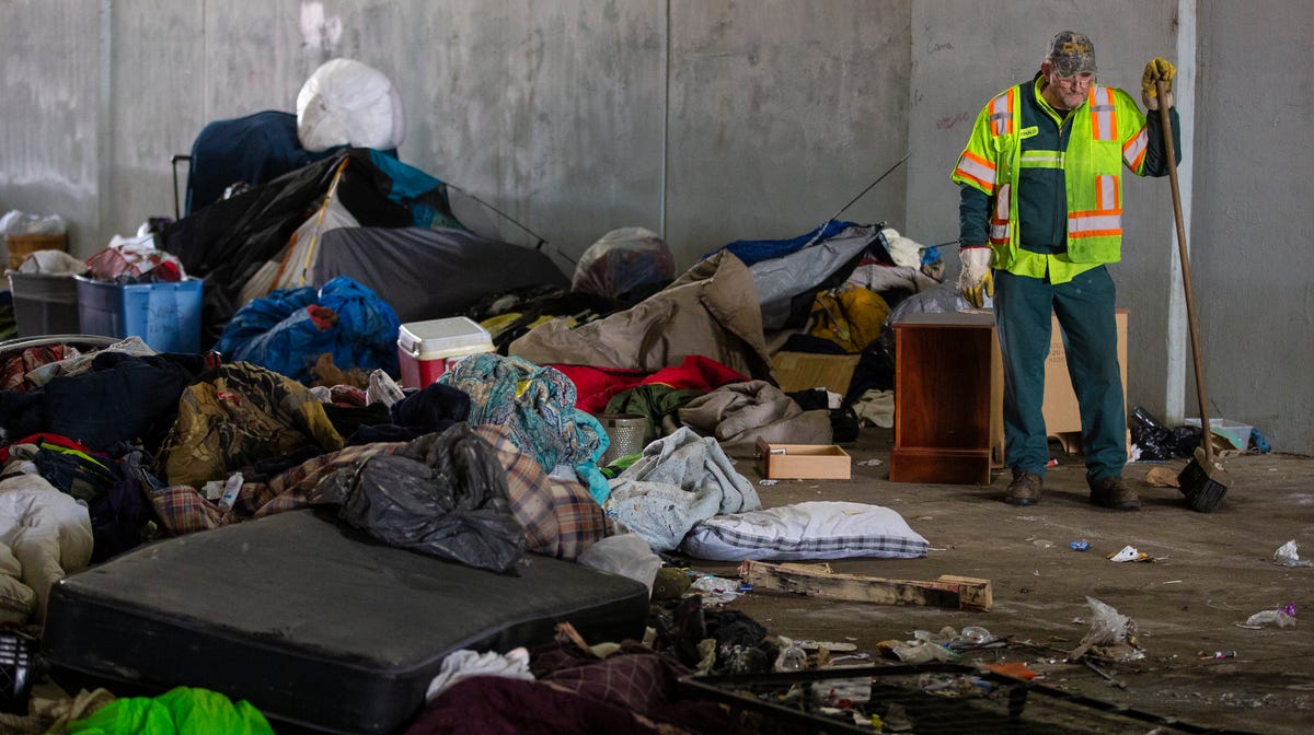 Outreach groups fear for homeless in cold after many camps cleared out